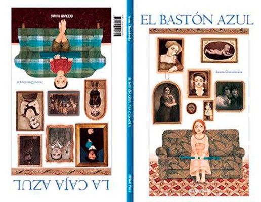 El bastón y la caja azul