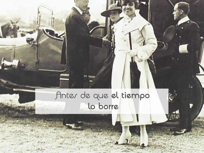 Antes de que el tiempo lo borre