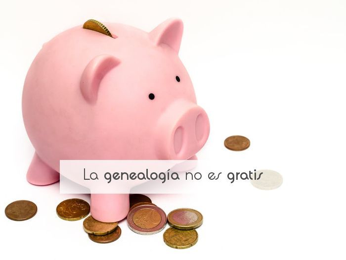 La genealogía no es gratis