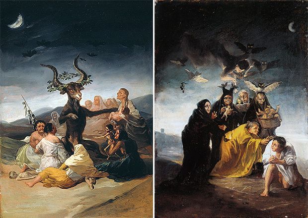 Pinturas de Goya protagonizadas por brujas