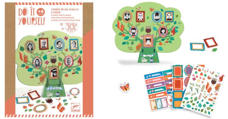 árbol genealógico do it yourself Djeco