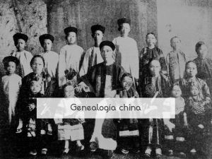 genealogía china