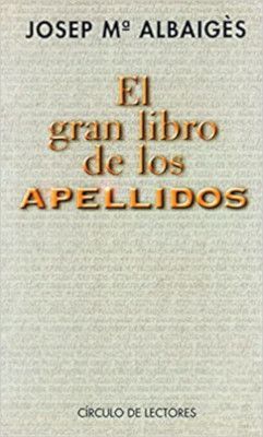 El gran libro de los apellidos