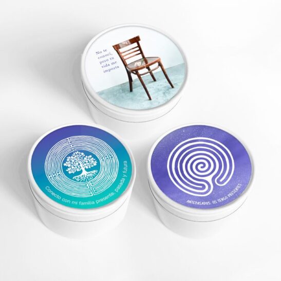 pack 3 velas genealógicas