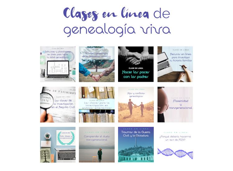 Clases en línea de genealogía viva